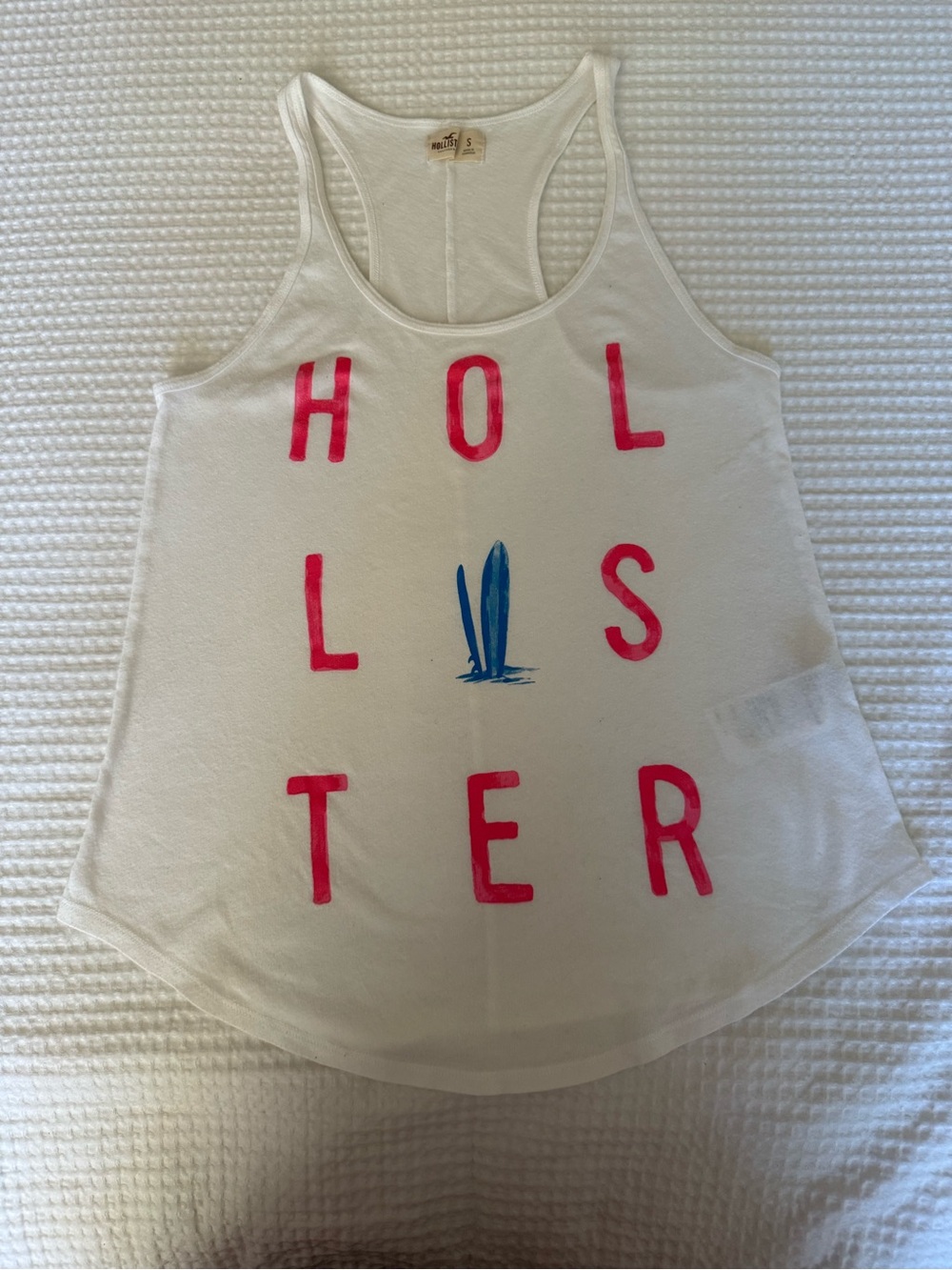 Hollister White Tank Top